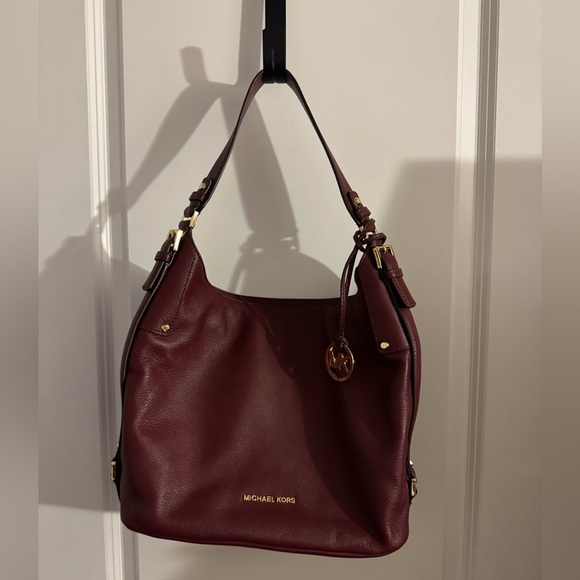 MICHAEL Michael Kors Belted Bedford Leather Hobo Shoulder Bag - Picture 2 of 8